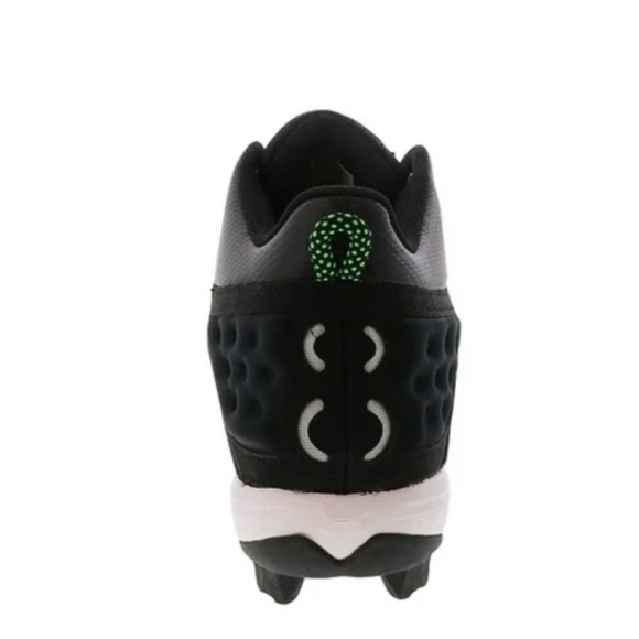 Under Armour MENS HARPER 8 MID RM BASKETBALL SHOE Black and Green Cleats 9 NEW - Picture 2 of 10
